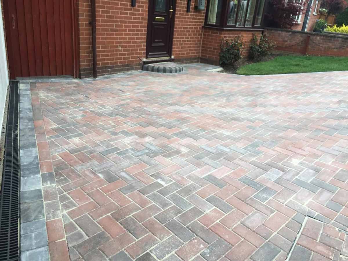 Herringbone Driveway in Dore, Sheffield
